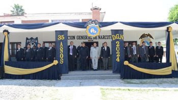La Direcci&oacute;n General de Narcotr&aacute;fico conmemor&oacute; su 35&deg; Aniversario