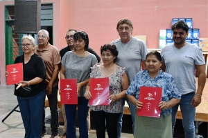 El Barrio 8 de Marzo celebró un nuevo aniversario con la presencia de “Pioneras”