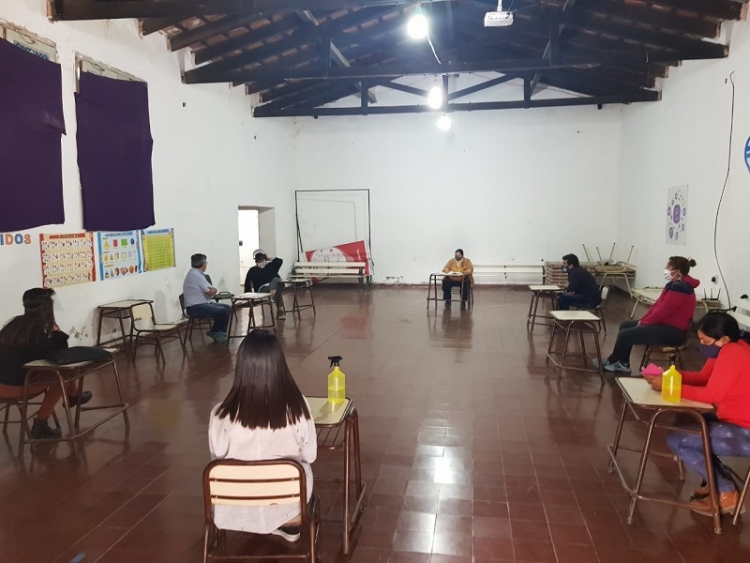Reunión COE municipal de El Piquete
