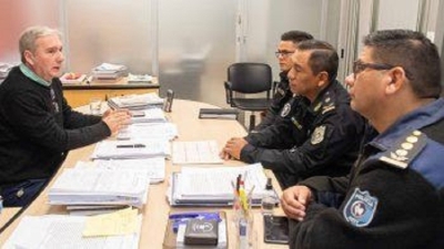 Avanzan acuerdos para vigilacia policial en delegaciones del ISJ
