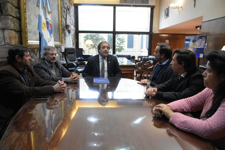 El Vicegobernador recibió al presidente de la Fundación Universitaria del Río de La Plata