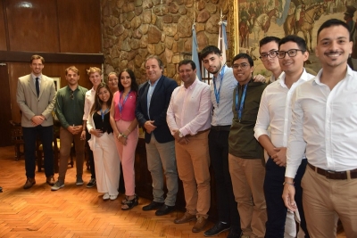 El Vicegobernador se entrevist&oacute; con referentes de la Fundaci&oacute;n Kairos en el despacho de Presidencia de la Legislatura