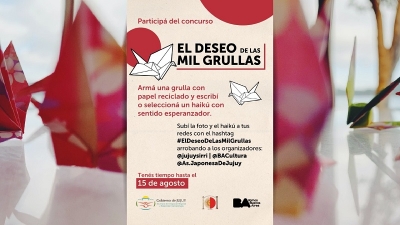 Jujuy y CABA lanzan Concurso de Origami: &laquo;el deseo de las mil grullas&raquo;