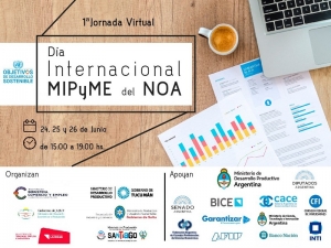 Invitan a participar de la 1ª Jornada Virtual “Día Internacional Mipyme del NOA”