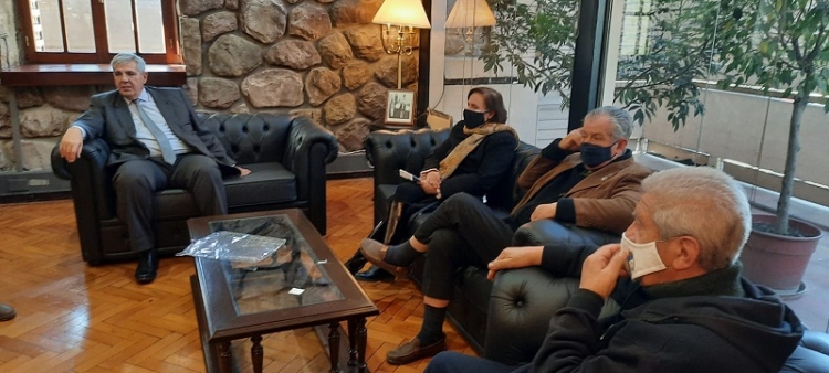 El vicegobernador recibi&oacute; a las autoridades del Instituto Belgraniano Jujuy
