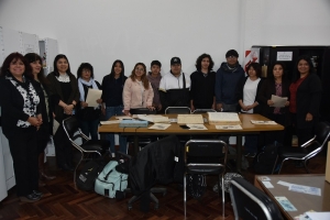 Alumnos del Colegio Cristo Rey visitaron el Archivo Histórico de la Legislatura de Jujuy