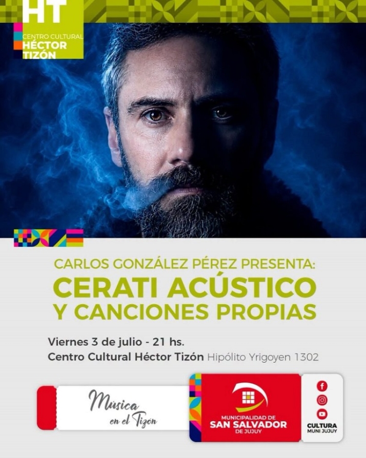 Este viernes el m&uacute;sico Carlos Gonz&aacute;lez P&eacute;rez presentar&aacute; un espect&aacute;culo ac&uacute;stico dedicado a Cerati y sus canciones