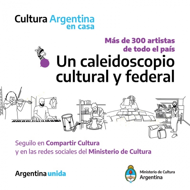 Artistas jujeños en Cultura Argentina en casa