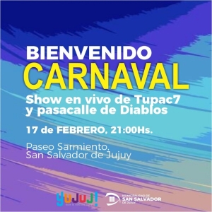 “Bienvenido Carnaval” en el Paseo Sarmiento