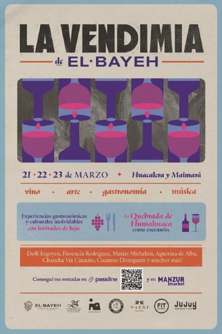 Este fin de semana la Vendimia de El Bayeh se celebra en la Quebrada de Humahuaca