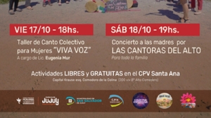 Cantoras del Alto celebra a las Madres y acompaña el Consejo Provincial de Mujeres