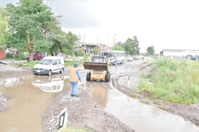 Rápido accionar del municipio en Palpalá ante las intensas lluvias