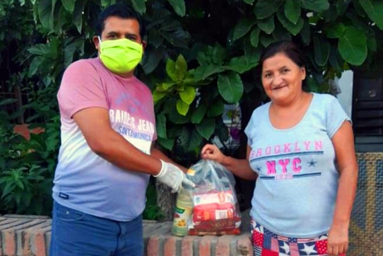 Familias de Rosario de Río Grande, Pampichuela y Pampa Blanca recibieron unidades alimentarias con más productos