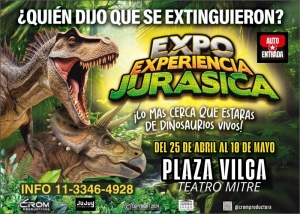El viernes da inicio la "Expo Experiencia Jur&aacute;sica", por primera vez en Jujuy
