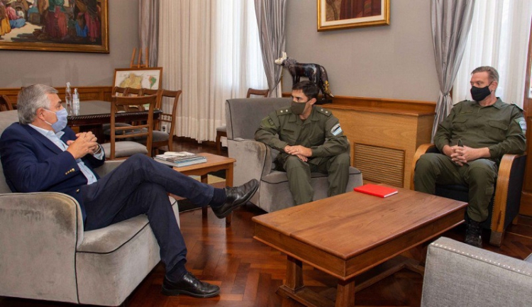 Morales recibió a Jefe de Gendarmería