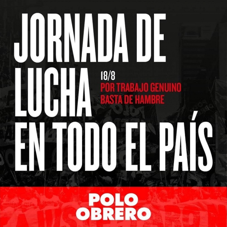 JORNADA NACIONAL DE LUCHA EL 18 EN TODO EL PAIS✊