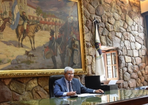 Haquim participó de un encuentro con el embajador de argentina en estado unidos