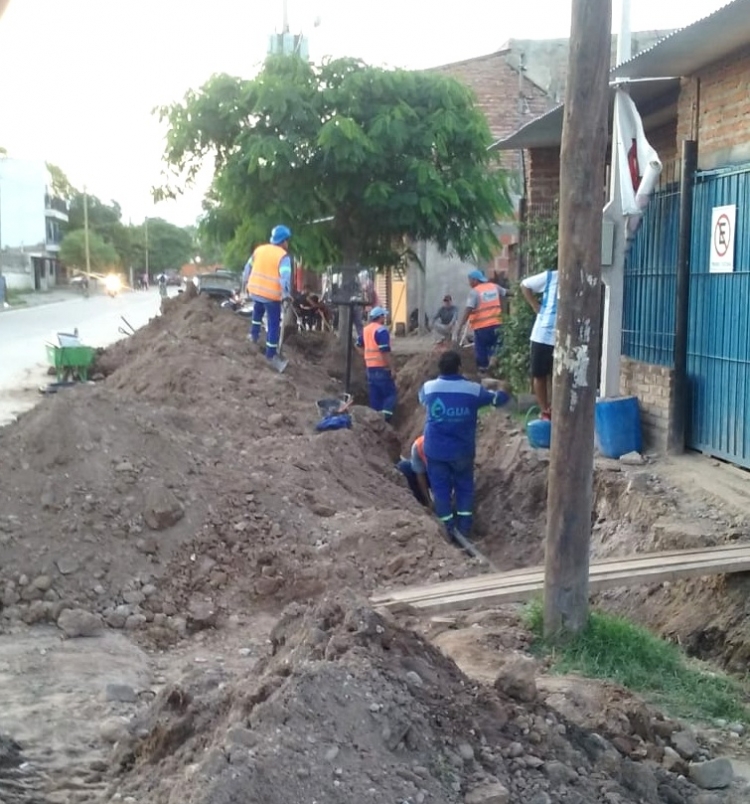 Nueva red de agua para vecinos de Barrio Snopek en San Pedro de Jujuy