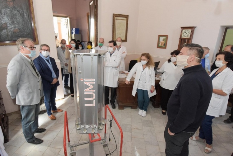 Ejesa donó al Hospital San Roque equipamiento para la desinfección de aire y superficies