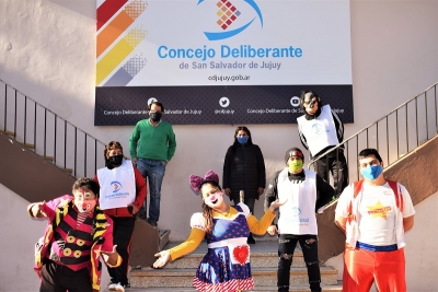Concejales destacaron el trabajo que vienen realizando payasos y payasas en el marco de la pandemia