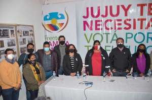 Candidatos a diputados del Frente Cambia Jujuy expusieron objetivos en Tilcara