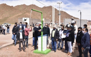 Se inauguró el sistema integral de agua en Puesto Sey