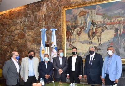 El vicegobernador de Jujuy recibi&oacute; la visita del intendente de la ciudad de Bell Ville