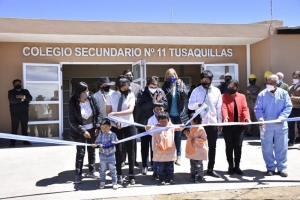 Inauguraron el edificio de la Escuela Secundaria Nº 11 de Tusaquilla