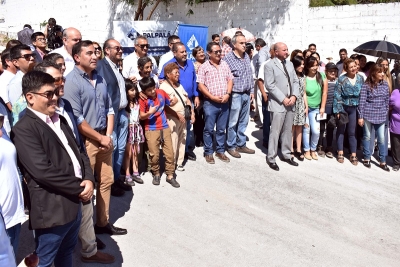 El intendente Rivarola dejó inaugurada anhelada obra en barrio la merced con acceso a la ruta 1