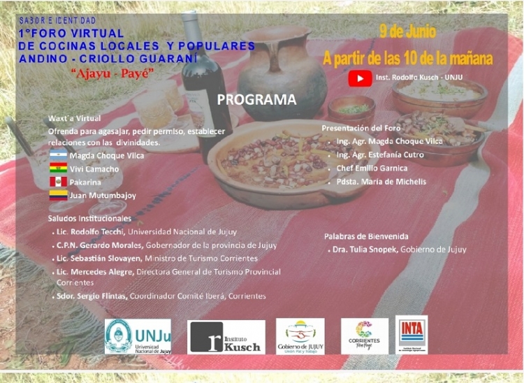 Inicia el Primer Foro  Virtual de Cocinas Locales y Populares