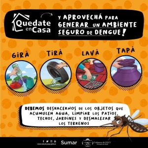Descacharrado diario: la mejor manera de hacer frente al dengue