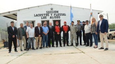 Policía de la Provincia cuenta con una base de Lacustre y Fluvial en Los Alisos