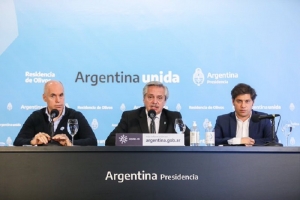 El Presidente, a los argentinos: &quot;Queda mucho por delante, les pido que no aflojen&quot;
