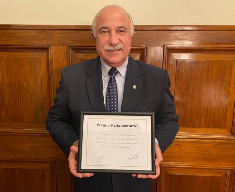 Mario Fiad fue reconocido entre los legisladores más laboriosos