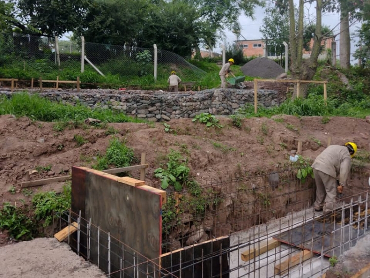La nueva planta potabilizadora de agua de Los Alisos presenta avances del 75%