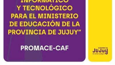 Educaci&oacute;n: Convocan para Licitaci&oacute;n de equipamiento inform&aacute;tico y tecnol&oacute;gico