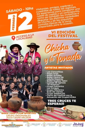 Festival de &quot;la Chicha y la Tonada&quot; en Tres Cruces