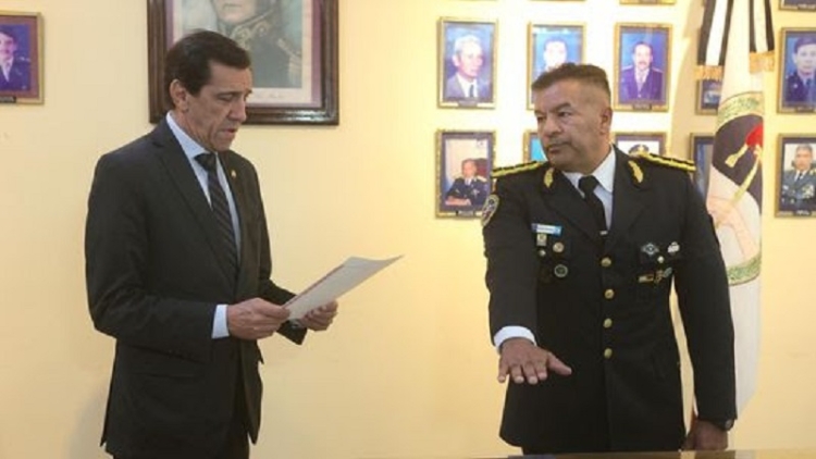 Sadir posesion&oacute; al comisario general S&aacute;nchez como nuevo jefe de Polic&iacute;a