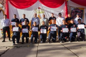 El intendente Rivarola renovó su compromiso y apoyo al cuartel de bomberos voluntarios de palpalá