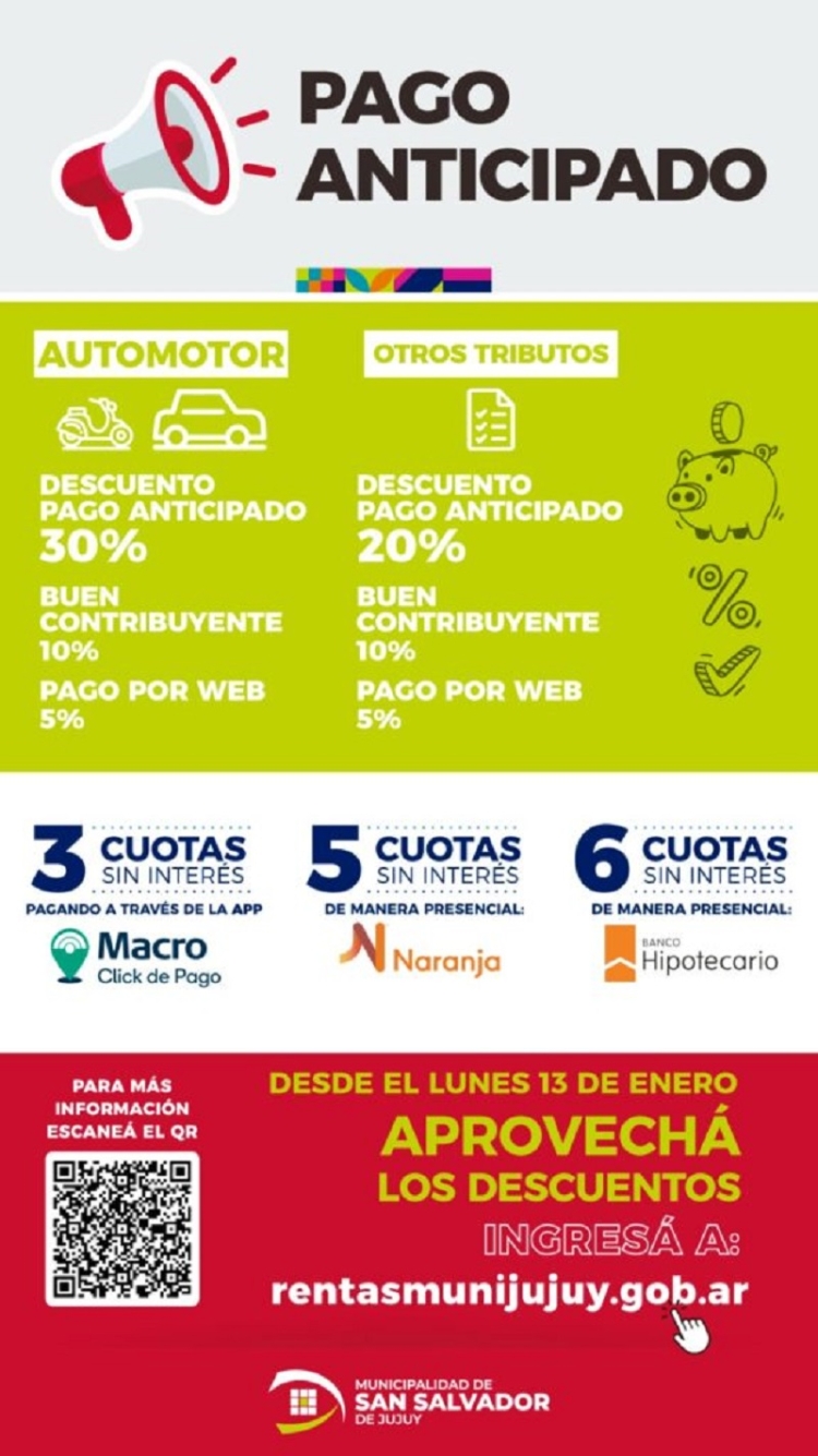 Contin&uacute;a en vigencia el Plan de Pago anticipado: hasta un 45% de descuento en el Impuesto Automotor