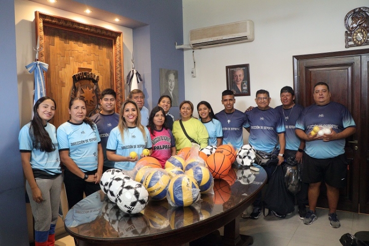 Palpal&aacute;: el municipio realiz&oacute; una fuerte inversi&oacute;n para equipar las escuelas deportivas gratuitas