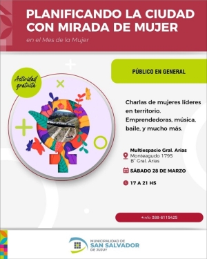 El municipio cerrar&aacute; el Mes de la Mujer con una jornada participativa y de intercambio en General Arias