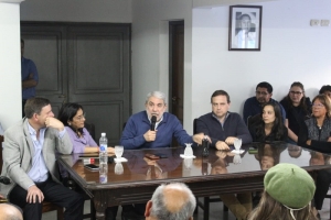 Aníbal Fernández y los candidatos de Unión por la Patria en Jujuy se reunieron con referentes peronistas de toda la provincia