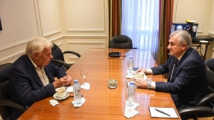 Morales se reunió con el expresidente español Felipe González