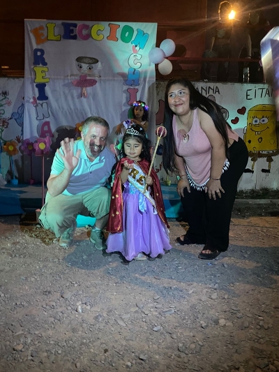 Candidatos de Milei acompañaron a los vecinos en la Elección de la Mini Reina