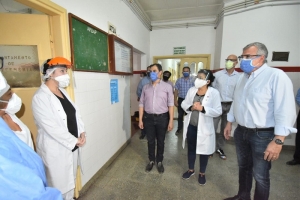 Morales visitó el Hospital “Oscar Orías”