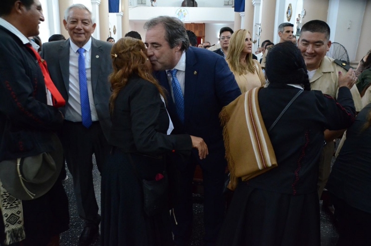 El vicegobernador Alberto Bernis particip&oacute; de las patronales de Perico