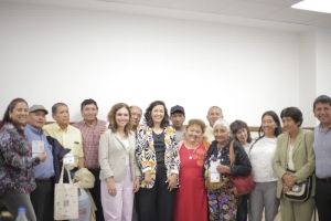 Leila Chaher presentó a trabajadores y jubilados de Jujuy el Proyecto de Ley de Plan de Pago de Deuda Previsional