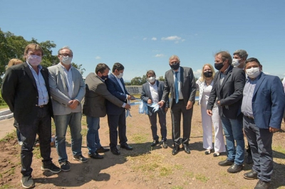 Inauguraron Sistema Integral de Saneamiento para Monterrico