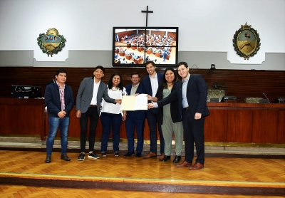 Entregaron declaraci&oacute;n de inter&eacute;s legislativo al Encuentro Nacional de Estudiantes de Ingenier&iacute;a